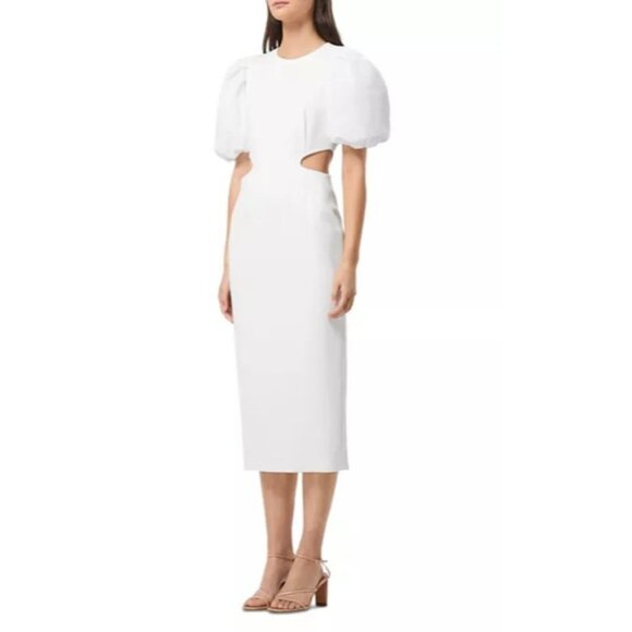 Elliatt Suffage Dress - Midi Dress White Size L - Picture 16 of 16